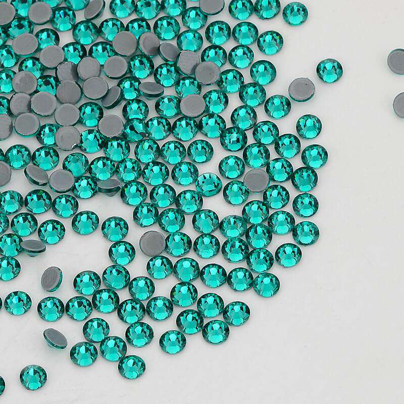 Blue Zircon Glass HotFix Rhinestones In Bulk WholesaleRhinestone