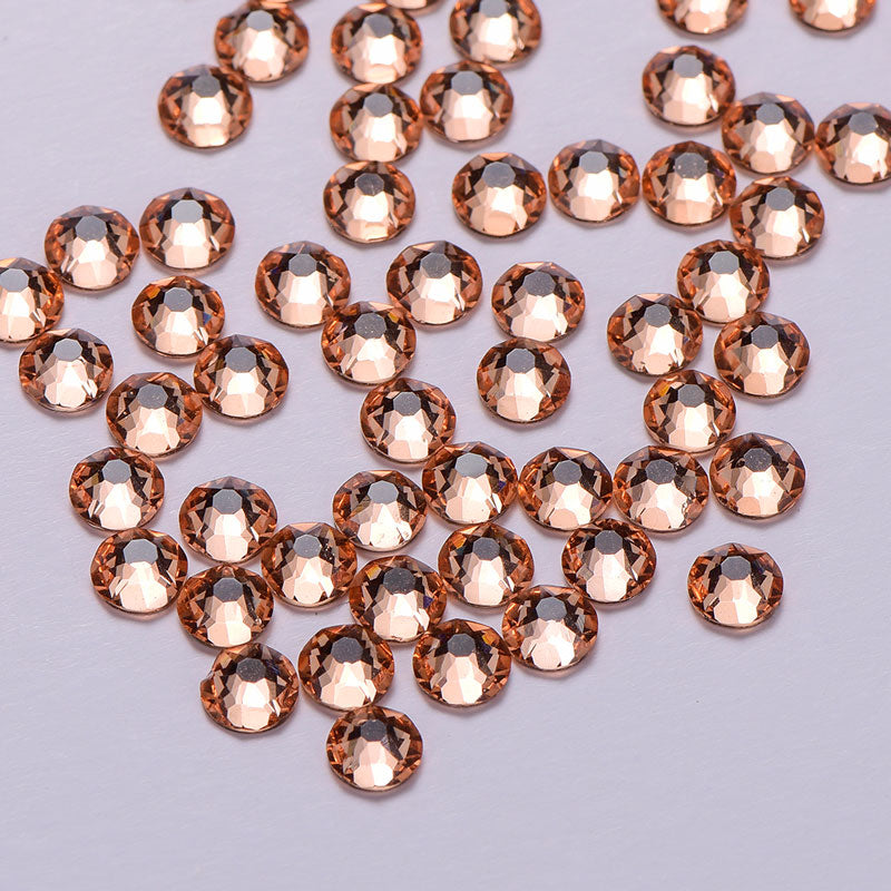 Champagne Glass Flat Back Sinestones 16 sfaccettature tagliate Immagine secondaria del prodotto