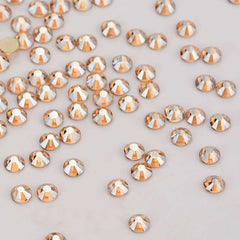 Golden Shadow Glass Flat Back Rhinestones In Bulk WholesaleRhinestone