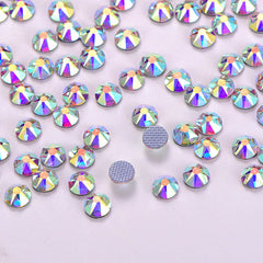 Crystal AB Glass HotFix Rhinestones 16 Cut Facets In Bulk WholesaleRhinestone