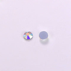 Crystal AB Glass HotFix Rhinestones 16 Cut Facets In Bulk WholesaleRhinestone