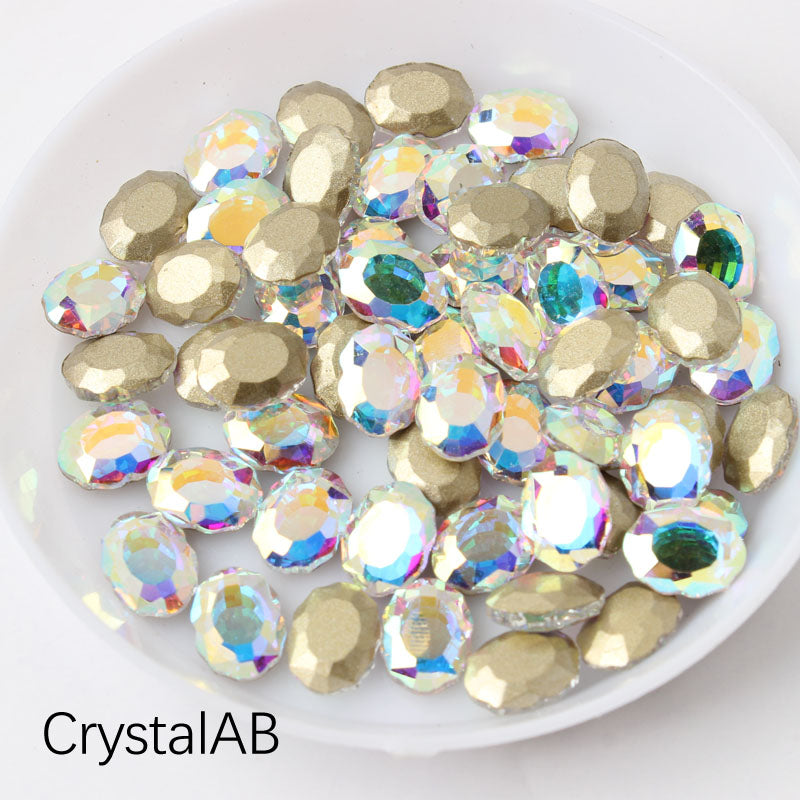 Crystal AB Magic Mirror Shape Pointed Back Fancy Rhinestones For Nail Art WholesaleRhinestone