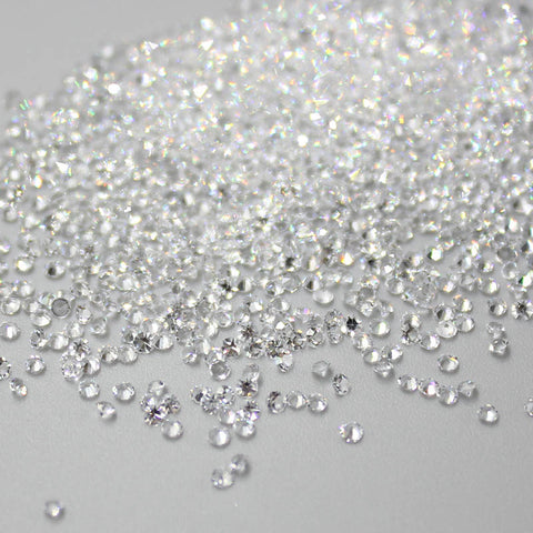 1.2MM Crystal Unfoiled Glass Micro Pixie Pointed Rhinestones For Nail Art WholesaleRhinestone