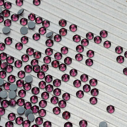 Amethyst Glass Hotfix Rhinestones Sekundär produktbild