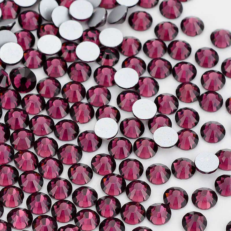 Amethyst Glass FlatBack Rhinestones In Bulk WholesaleRhinestone