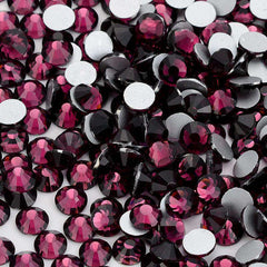 Amethyst Glass FlatBack Rhinestones In Bulk WholesaleRhinestone