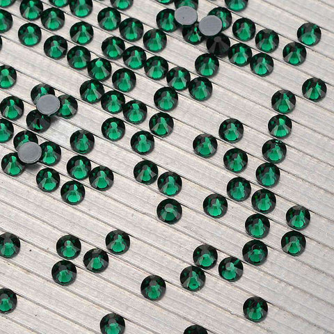 Dark Green Glass HotFix Rhinestones WholesaleRhinestone