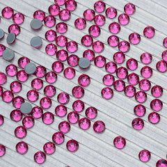 Fuchsia Glass HotFix Rhinestones WholesaleRhinestone