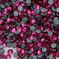 Fuchsia Glass HotFix Rhinestones In Bulk WholesaleRhinestone