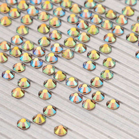 Ghost Light Glass FlatBack Rhinestones Golden Back WholesaleRhinestone