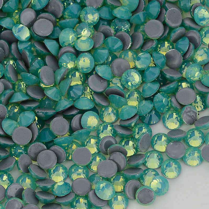 Green Opal Glass HotFix Rhinestones In Bulk Secondary image