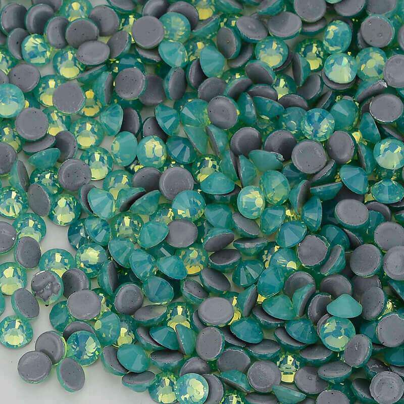 Green Opal Glass HotFix Rhinestones In Bulk WholesaleRhinestone