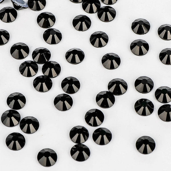 Black Glass HotFix Rhinestones In Bulk WholesaleRhinestone