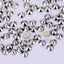 Hematite Glass Flat Back No-HotFix Rhinestones 16 Cut Facets In Bulk WholesaleRhinestone