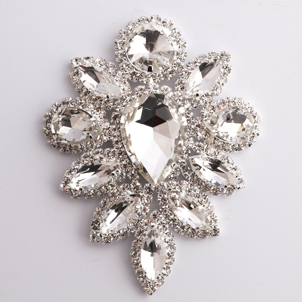 Sew-on Crystal Glass Rhinestone Applique RA705 WholesaleRhinestone