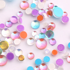 Mixed Sizes And Colors Mermaid Tears Glass Half Pearls Rhinestones For Nail Art WholesaleRhinestone