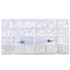 Mixed Multi Shapes Mocha White Glass Fancy Rhinestone Kit Box For Nail Art HZ2114 WholesaleRhinestone