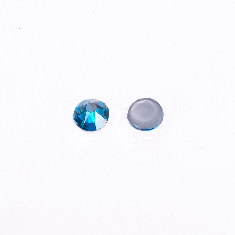 Indicolite Glass HotFix Rhinestones 16 Cut Facets In Bulk Secondary image