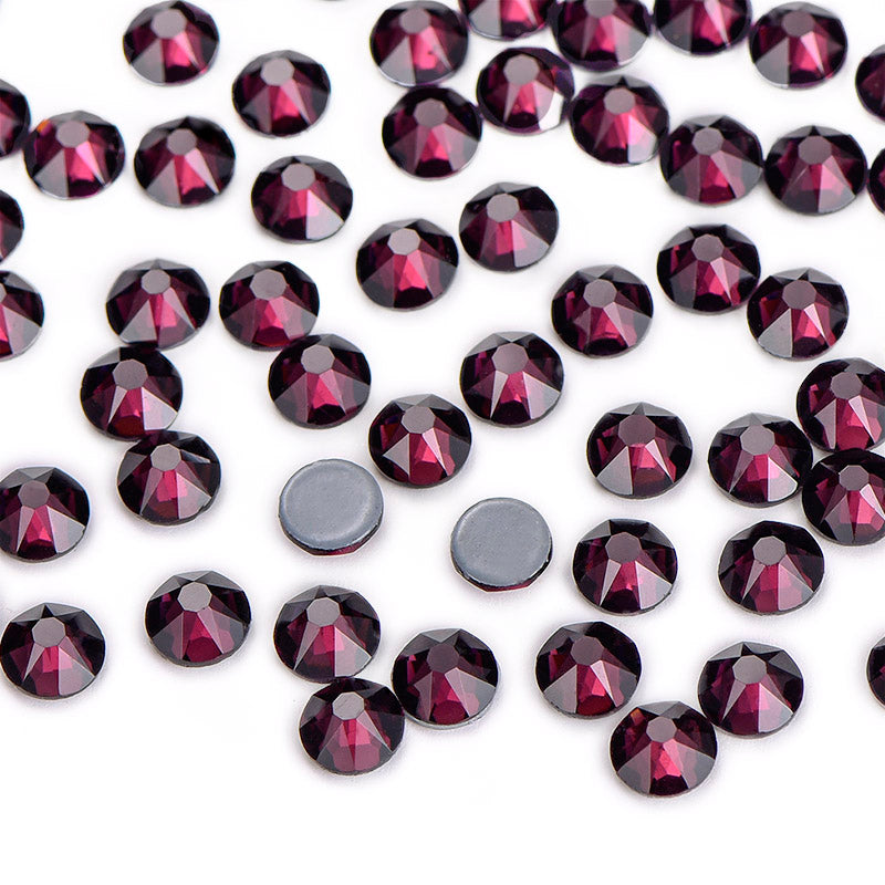 Amethyst Glass HotFix Rhinestones 16 Cut Facets WholesaleRhinestone