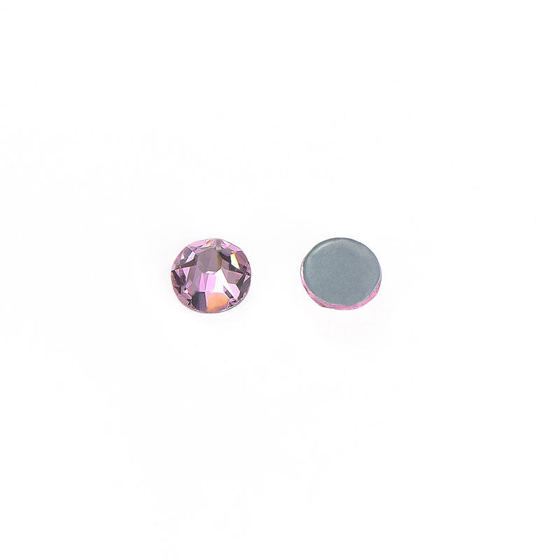 Rinastone hotfix in vetro rosa chiaro 16 sfaccettature tagliate alla rinfusa Immagine secondaria del prodotto