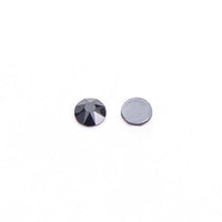 Jet Black Glass HotFix Rhinestones 16 Cut Facets WholesaleRhinestone