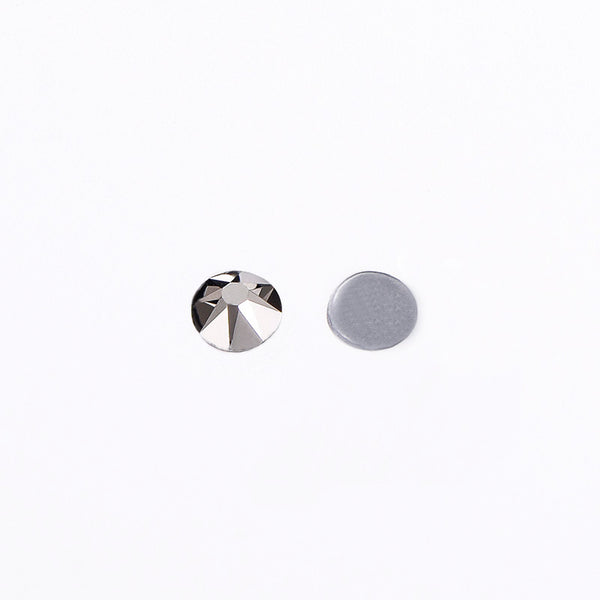 Hematite Glass HotFix Rhinestones 16 Cut Facets WholesaleRhinestone