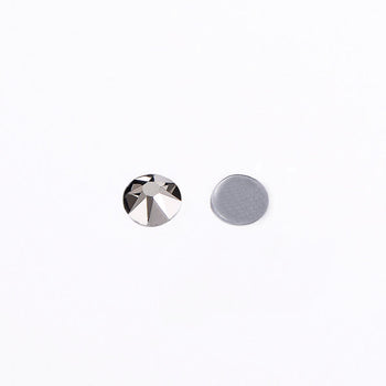Hematite Glass HotFix Rhinestones 16 Cut Facets In Bulk WholesaleRhinestone