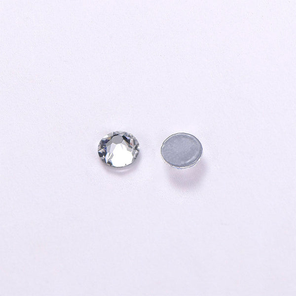 Crystal Glass Flat Back HotFix Rhinestones 16 Cut Facets In Bulk WholesaleRhinestone