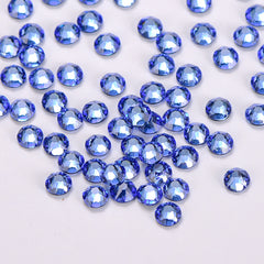 Light Blue Glass HotFix Rhinestones 16 Cut Facets WholesaleRhinestone