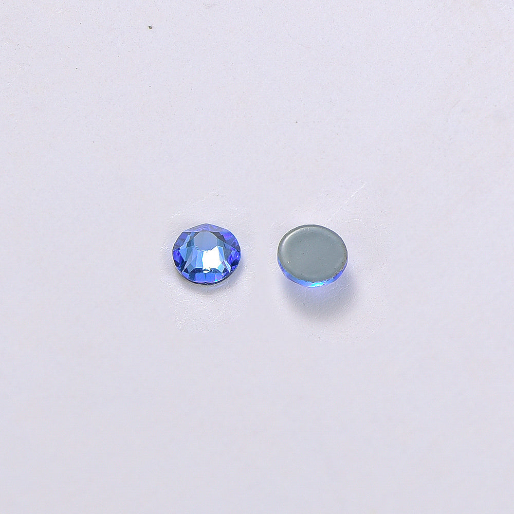 Light Blue Glass HotFix Rhinestones 16 Cut Facets WholesaleRhinestone