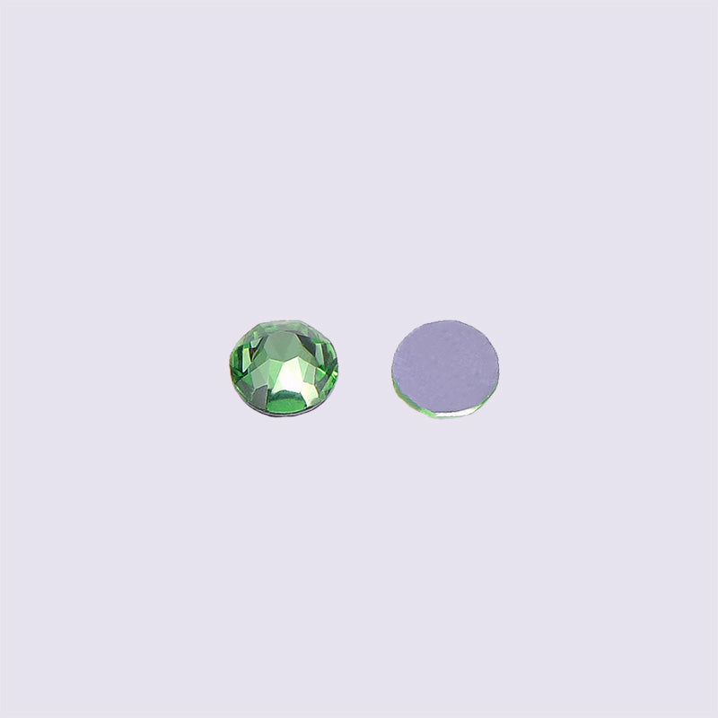 Peridot Glass HotFix Rhinestones 16 Cut Facets WholesaleRhinestone