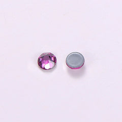 Fuchsia Glass HotFix Rhinestones 16 Cut Facets WholesaleRhinestone