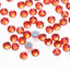 Orange Glass HotFix Rhinestones 16 Cut Facets In Bulk WholesaleRhinestone