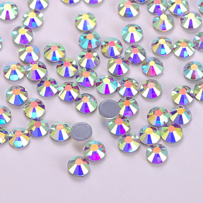 Crystal Ab Glass Hotfix Shinestones alla rinfusa Immagine secondaria del prodotto