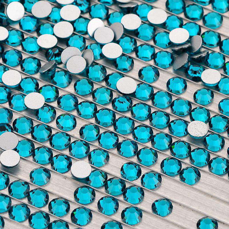 Indicolite Glass FlatBack Rhinestones In Bulk WholesaleRhinestone Pääkuva