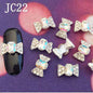 3D Alloy Nail Rhinestone Charms Crystal AB Nail Art Decorations JC21-JC40 WholesaleRhinestone