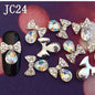 3D Alloy Nail Rhinestone Charms Crystal AB Nail Art Decorations JC21-JC40 WholesaleRhinestone