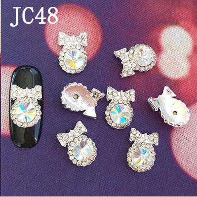 Alloy Nail Art Rhinestones Charms Gems Stones Decoration JC41-JC60 WholesaleRhinestone