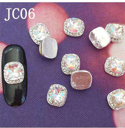 Alloy Nail Rhinestone Charms Crystal AB 3D Nail Art Decorations JC1-JC20 WholesaleRhinestone