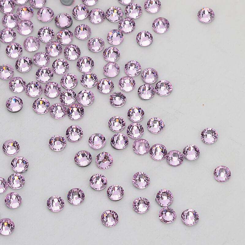 Light Pink Glass HotFix Rhinestones