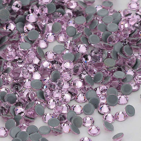 Light Pink Glass HotFix Rhinestones