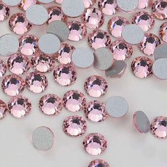 Light Pink Glass FlatBack Rhinestones In Bulk WholesaleRhinestone