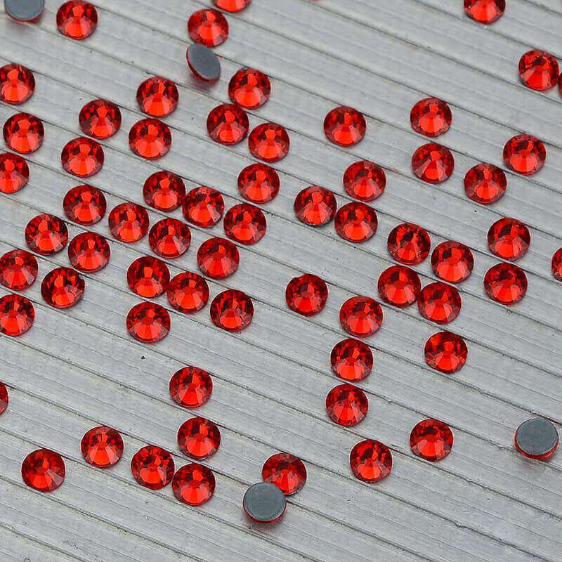 Light Siam Glass HotFix Rhinestones Secondary image