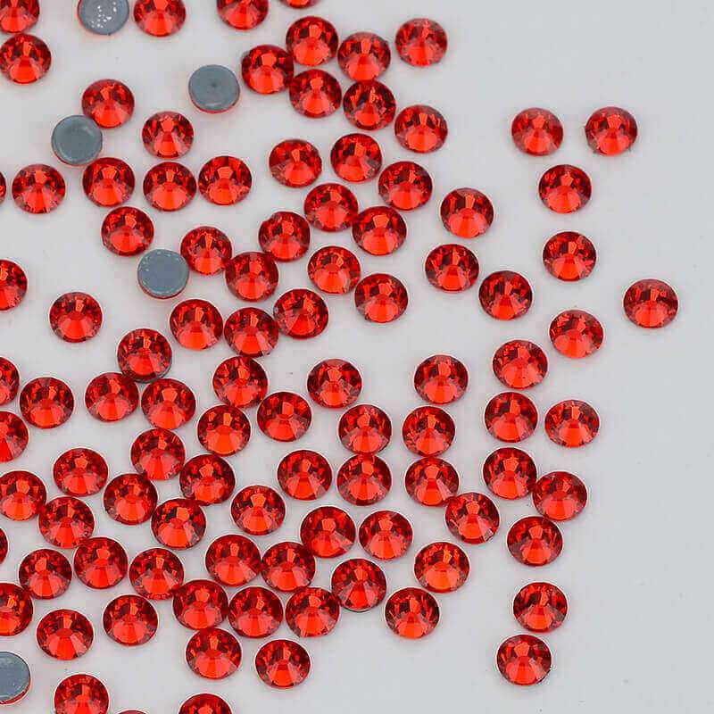 Light Siam Glass HotFix Rhinestones WholesaleRhinestone