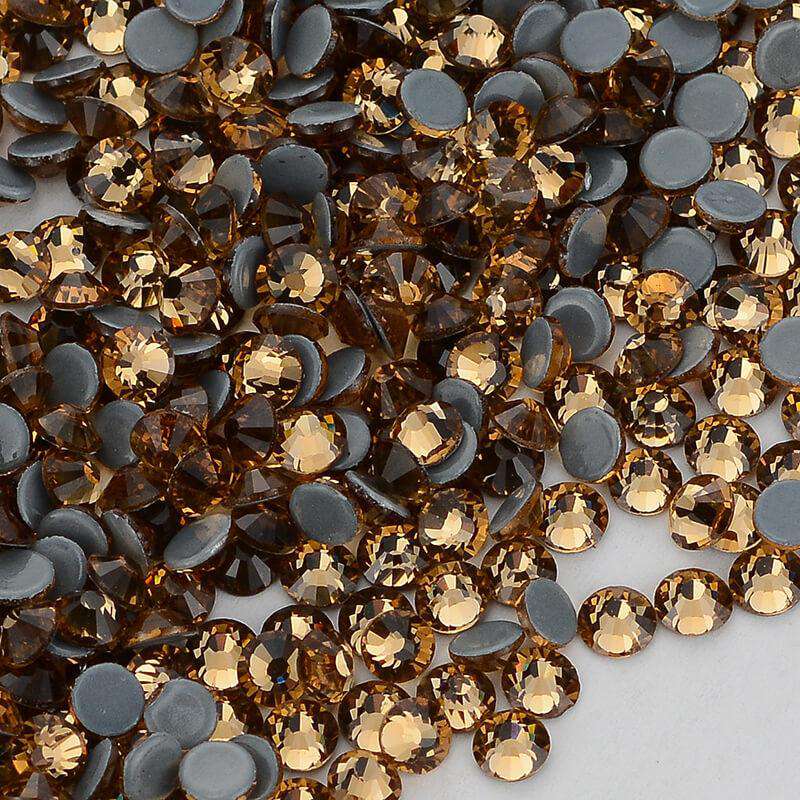 Light Colorado Topaz Glass Hot-Fix Rhinestones WholesaleRhinestone