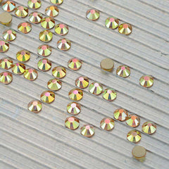 Metal Sunlight Glass Flat Back Rhinestones In Bulk WholesaleRhinestone