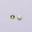 Olive Green Glass Flat Back Glue-On Rhinestones 16 Cut Facets WholesaleRhinestone