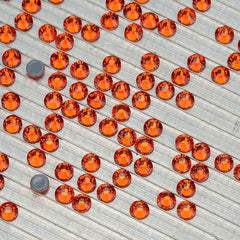 Orange Glass HotFix Rhinestones WholesaleRhinestone