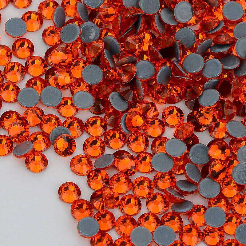 Orange Glass HotFix Rhinestones WholesaleRhinestone