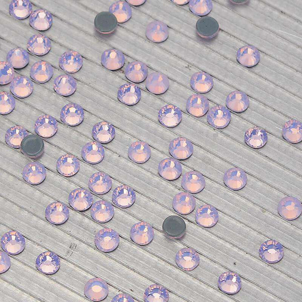 Pink Opal Glass HotFix Rhinestones In Bulk WholesaleRhinestone